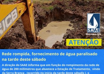 Paralisação no abastecimento hoje 25/11/2023