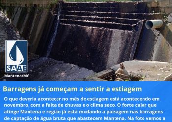 Barragens já começam a sentir a estiagem