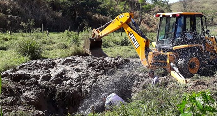 SAAE informa rompimento da adutora da Serra Branca